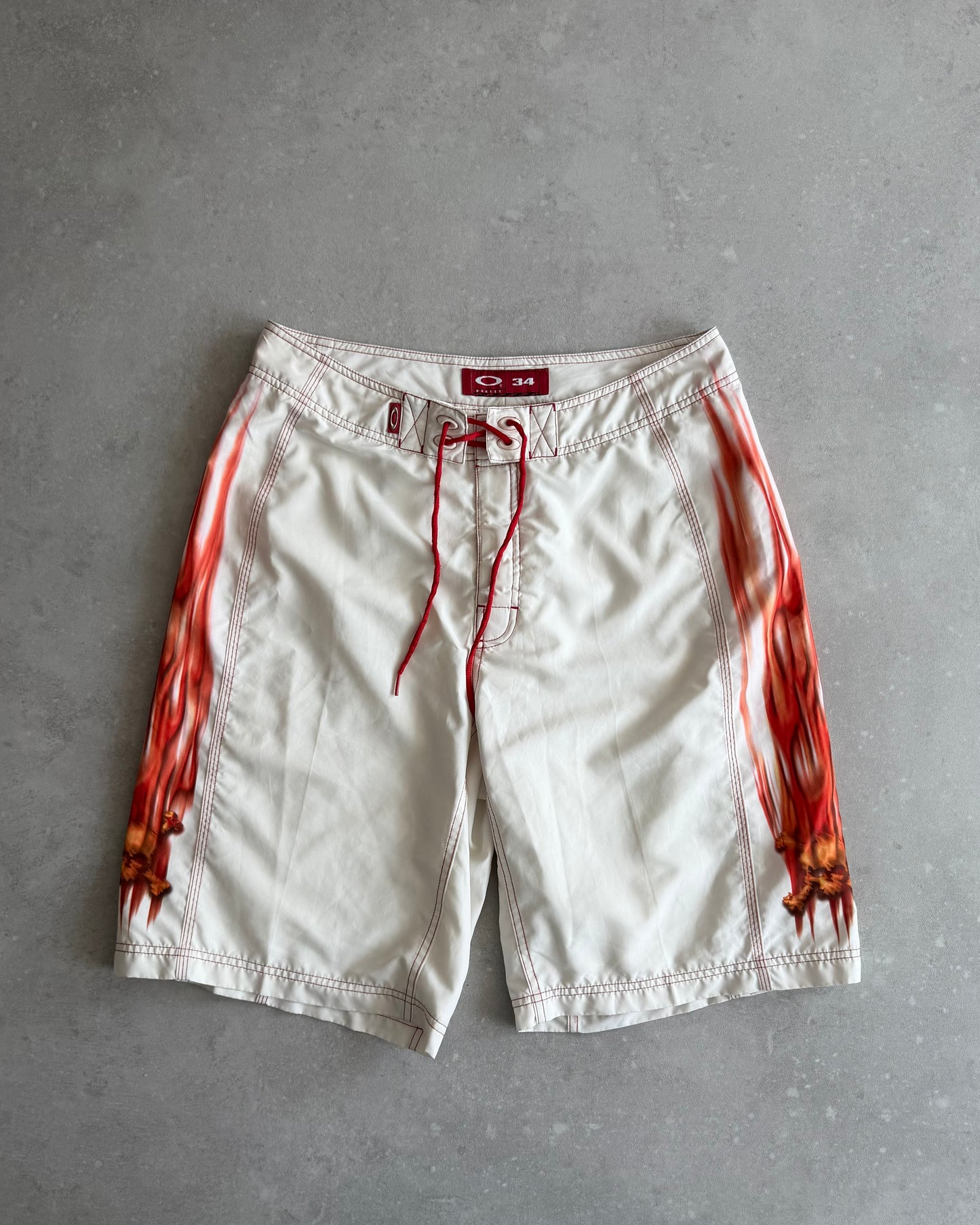 Vintage Oakley Flame Boardshorts (34)