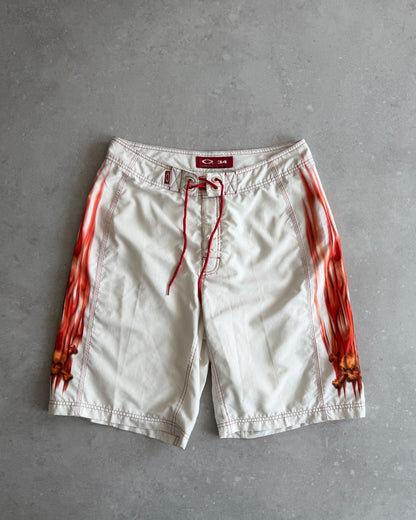 Vintage Oakley Flame Boardshorts (34)