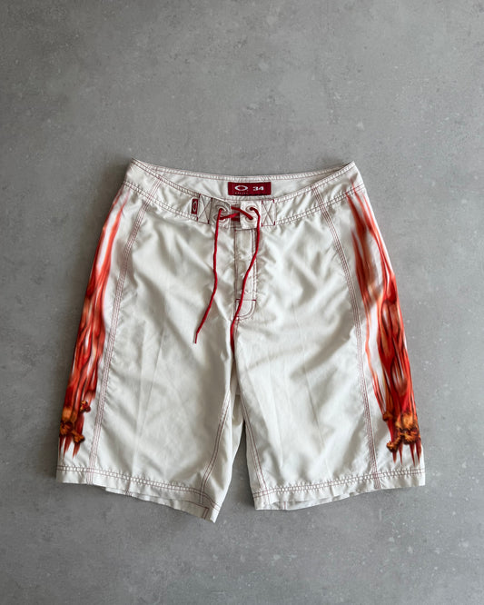 Vintage Oakley Flame Boardshorts (34)
