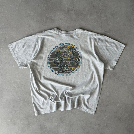 00’s Gotcha Dragon Print T-shirt (M)