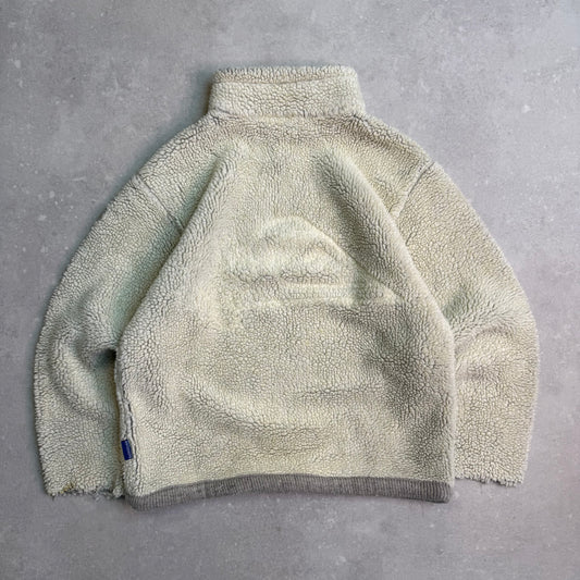 00’s Quiksilver 1/4 Zip Sherpa Fleece (M)