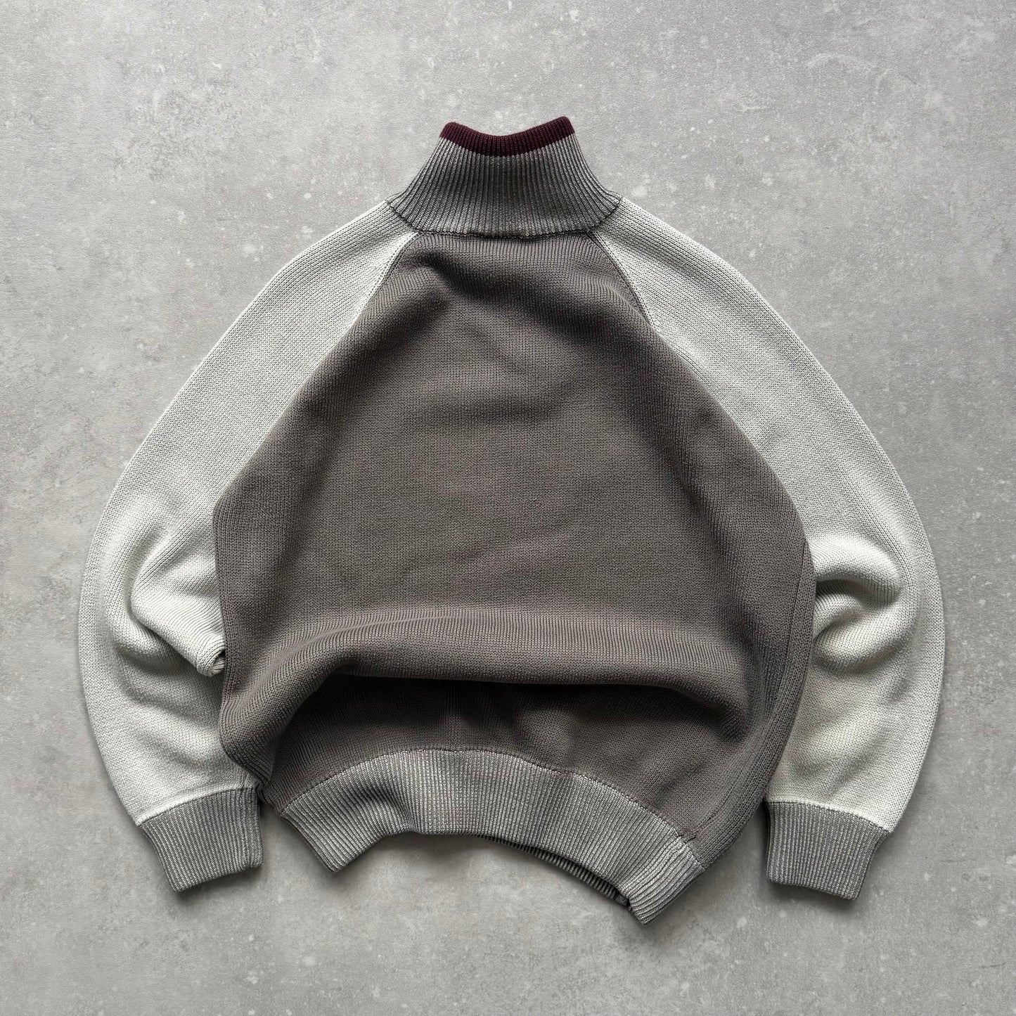 00’s Quiksilver 1/4 Zip Knit Jumper (M)