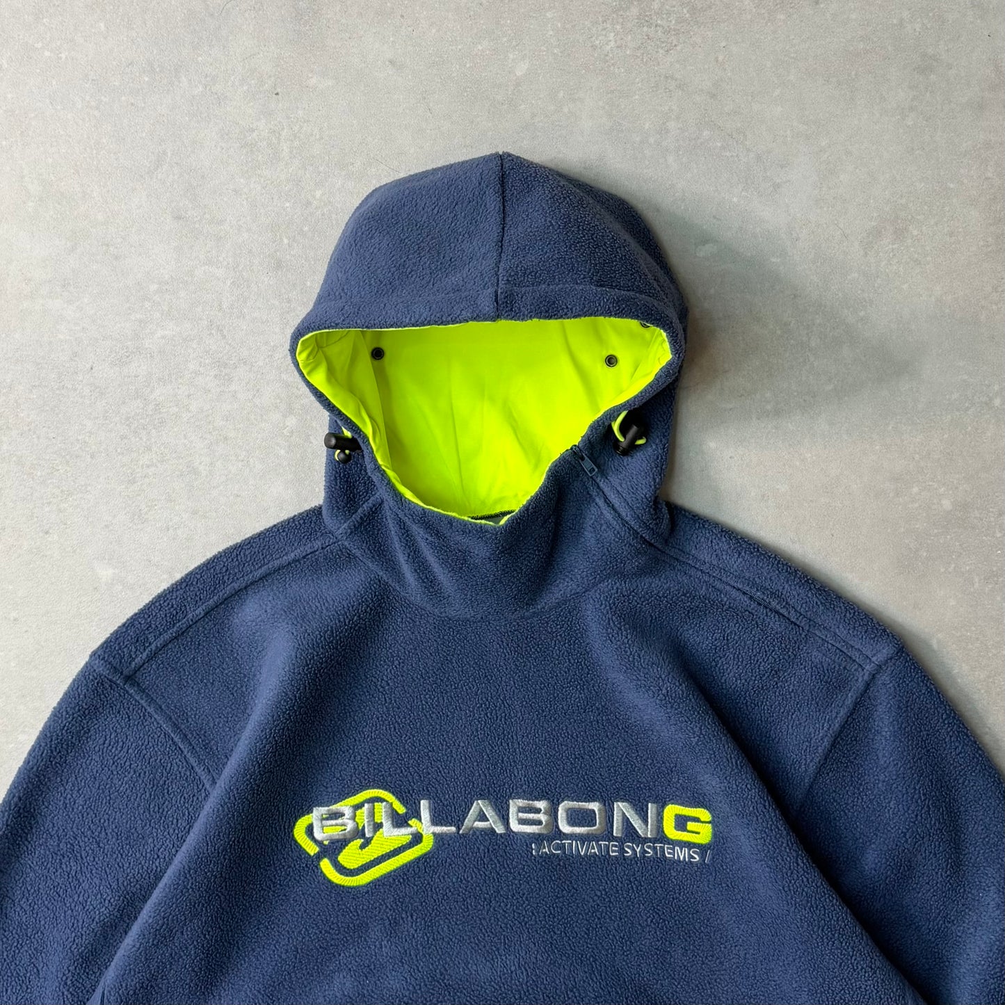 00's Billabong Scuba Fleece Hoodie (L)