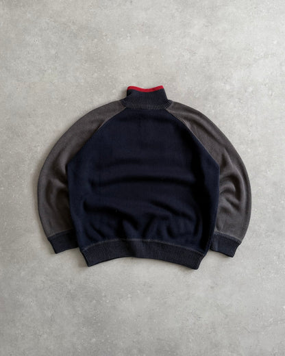 Vintage Quiksilver 1/4 Zip Knit Jumper (S)