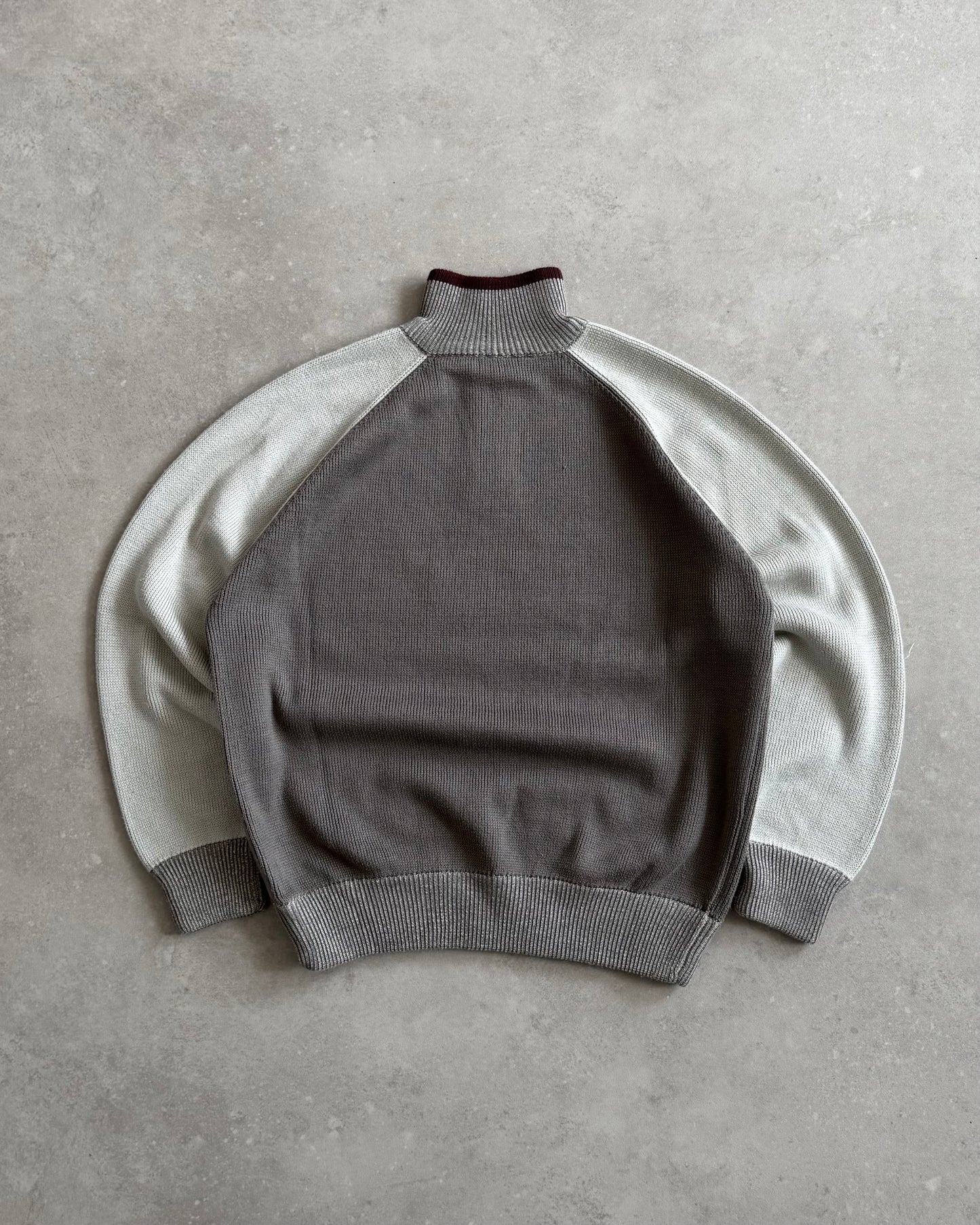 Vintage Quiksilver 1/4 Zip Knit Jumper (M)