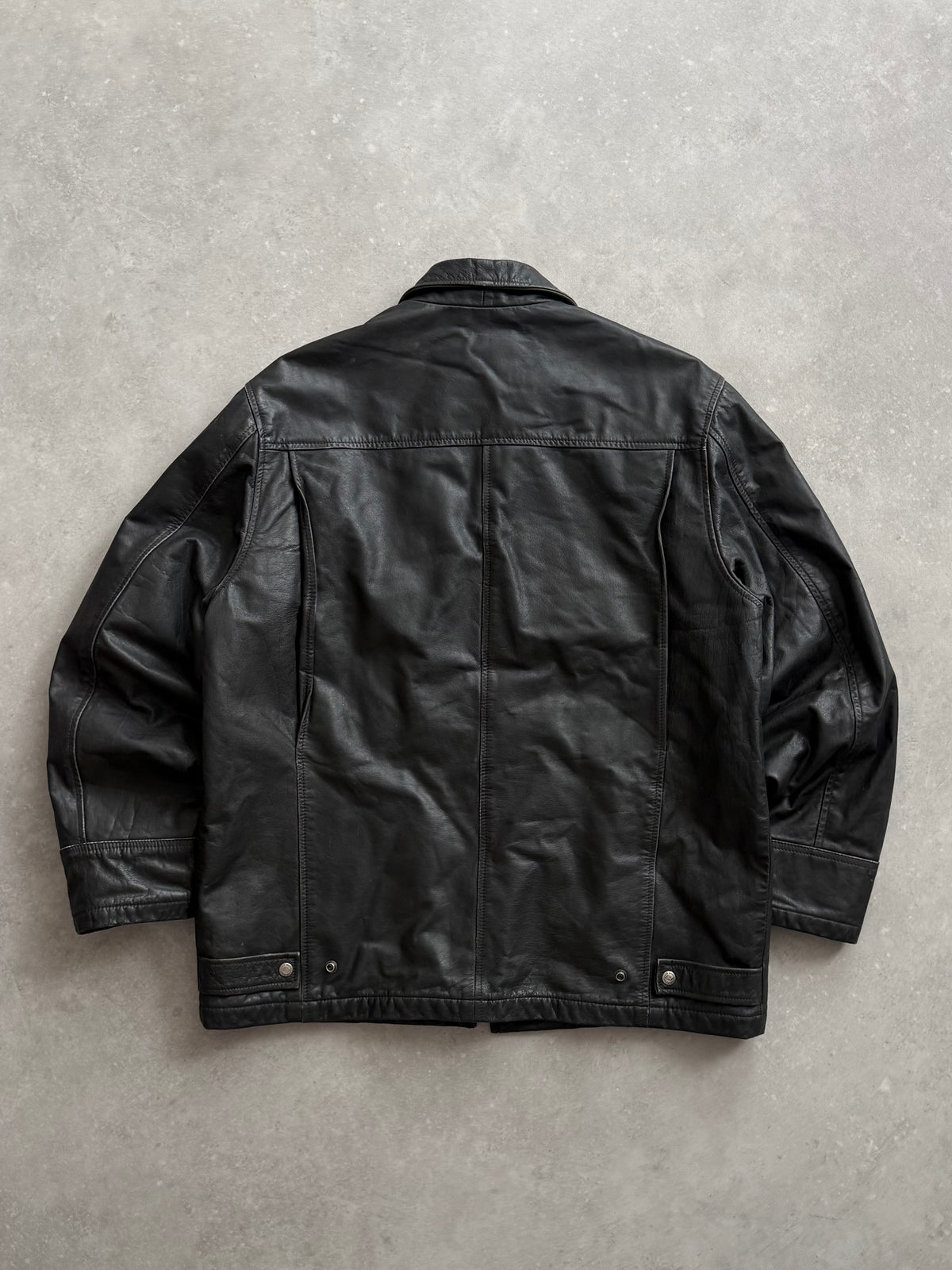 Vintage Quiksilver Leather Jacket (XL)