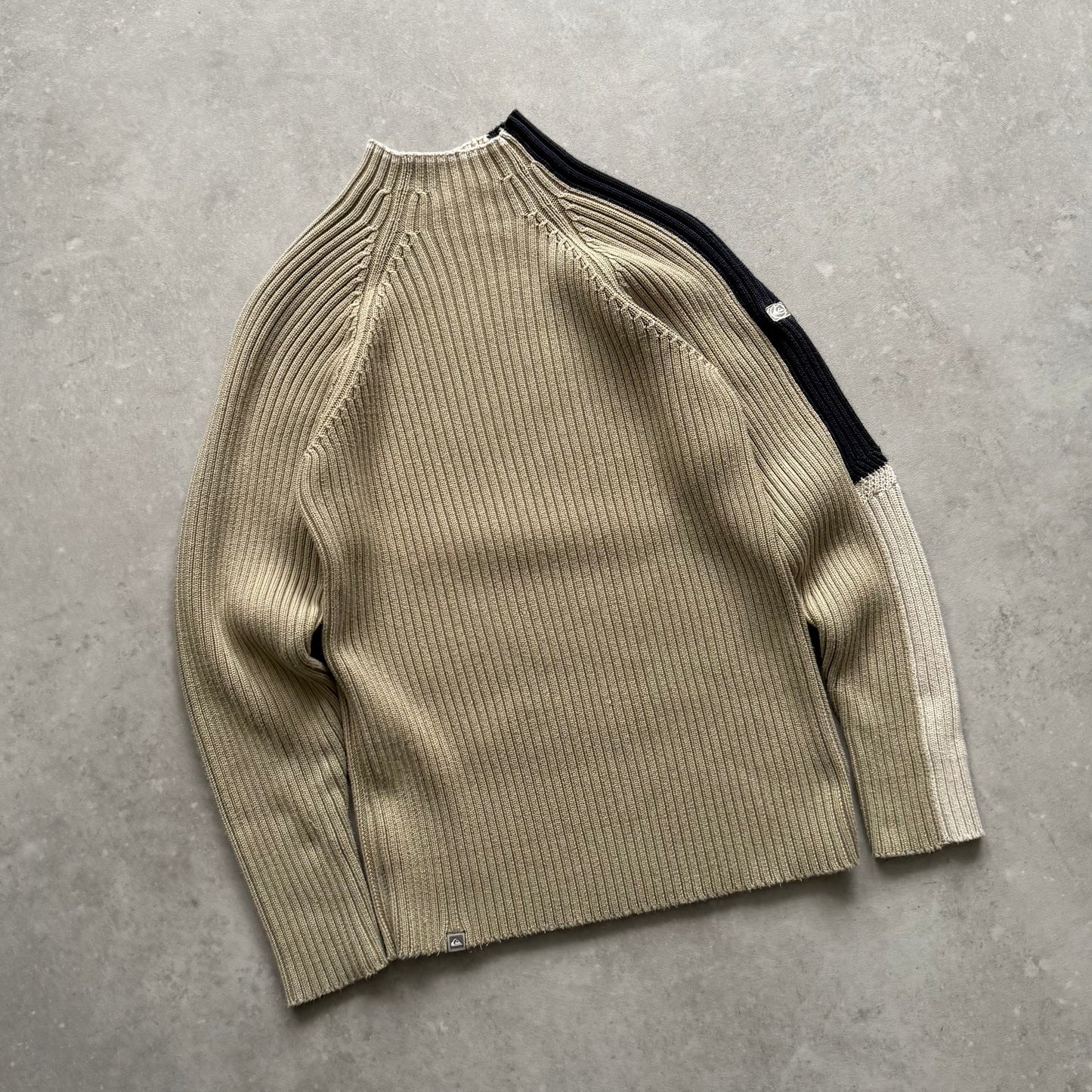 00's Quiksilver Cable Knit Jumper (S)