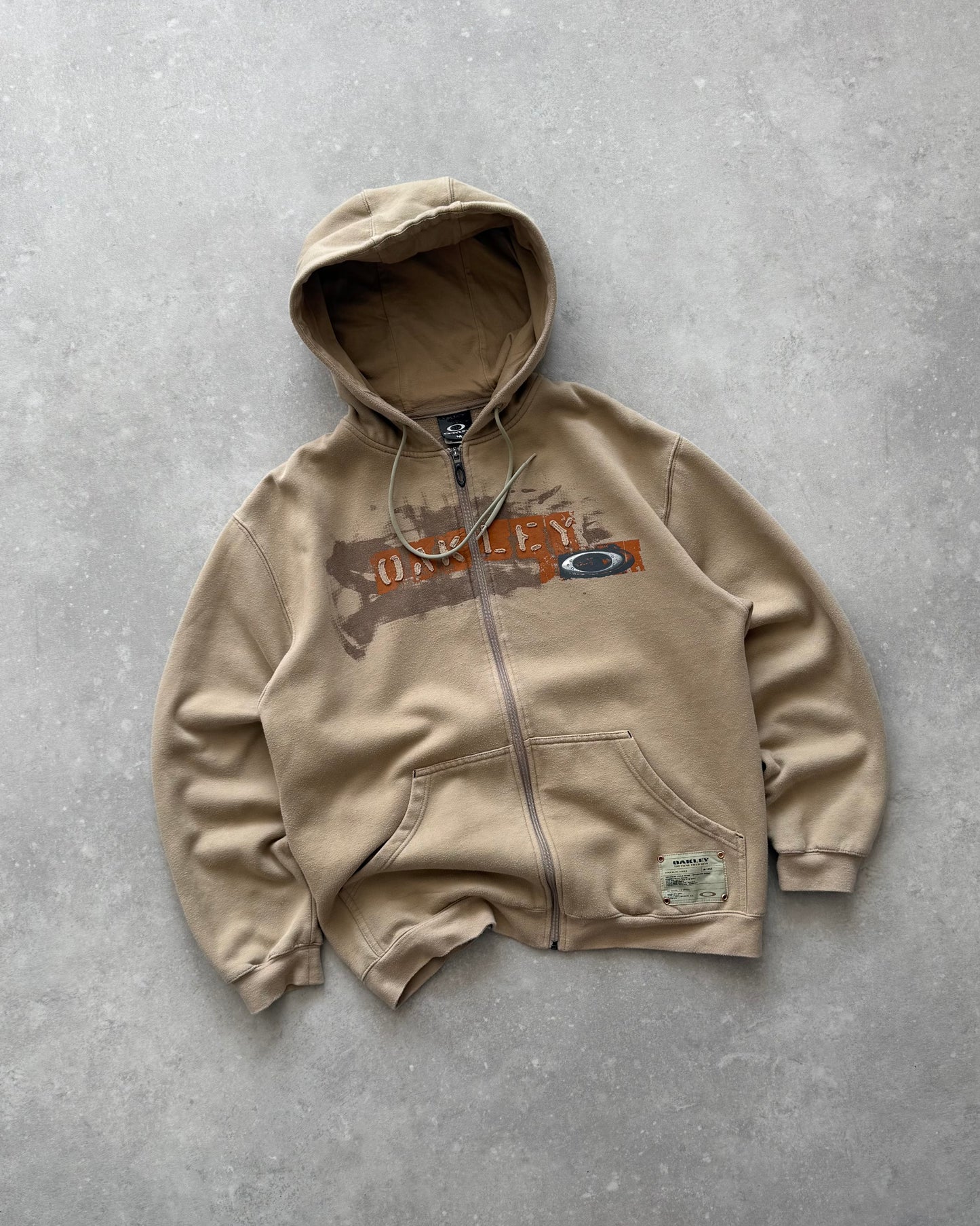 Vintage Oakley Zip Up Hoodie (M)