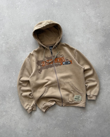 Vintage Oakley Zip Up Hoodie (M)