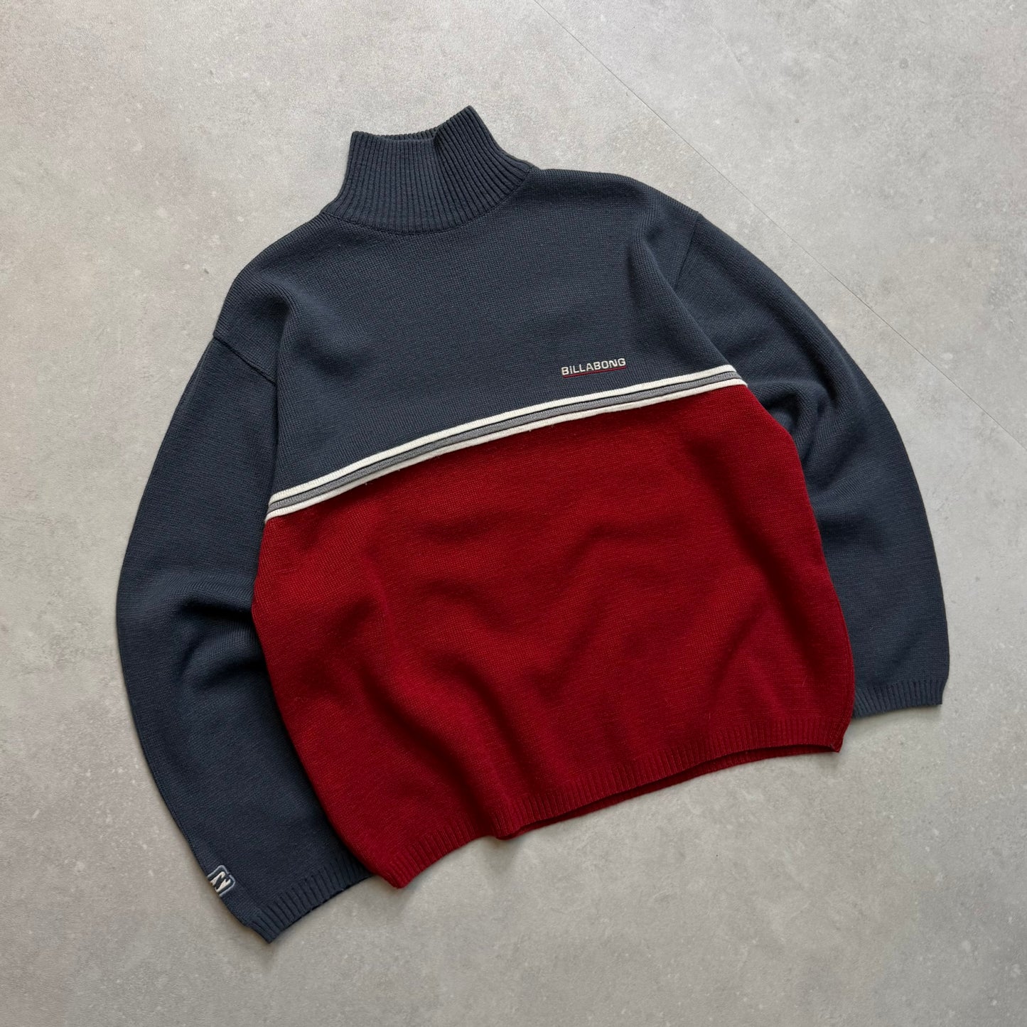 00's Billabong Turtleneck Knit Jumper (S)
