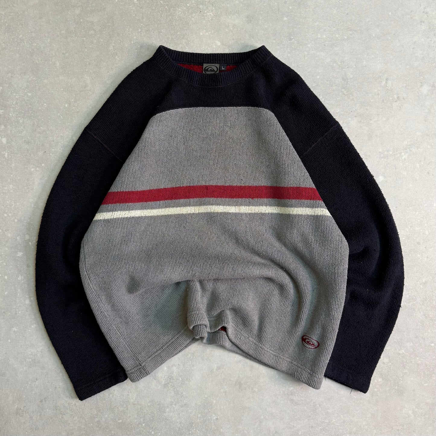 00’s Quiksilver Knit Sweatshirt (L)