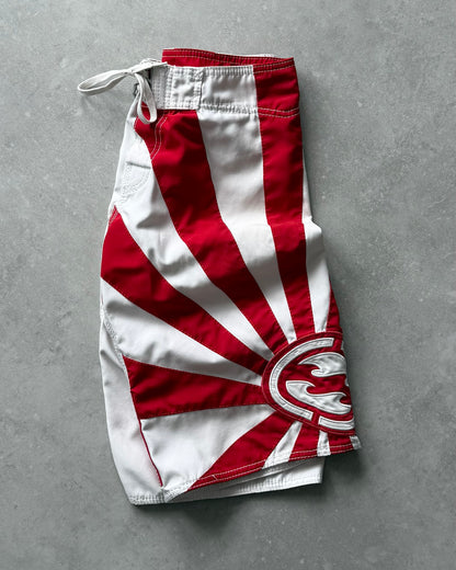 Vintage Andy Irons Rising Sun Billabong Board Shorts (27)
