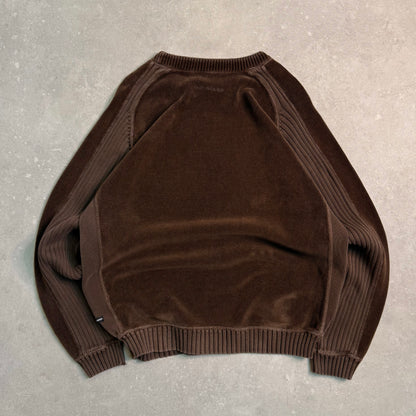 00’s Quiksilver Corduroy Knit Jumper (L)