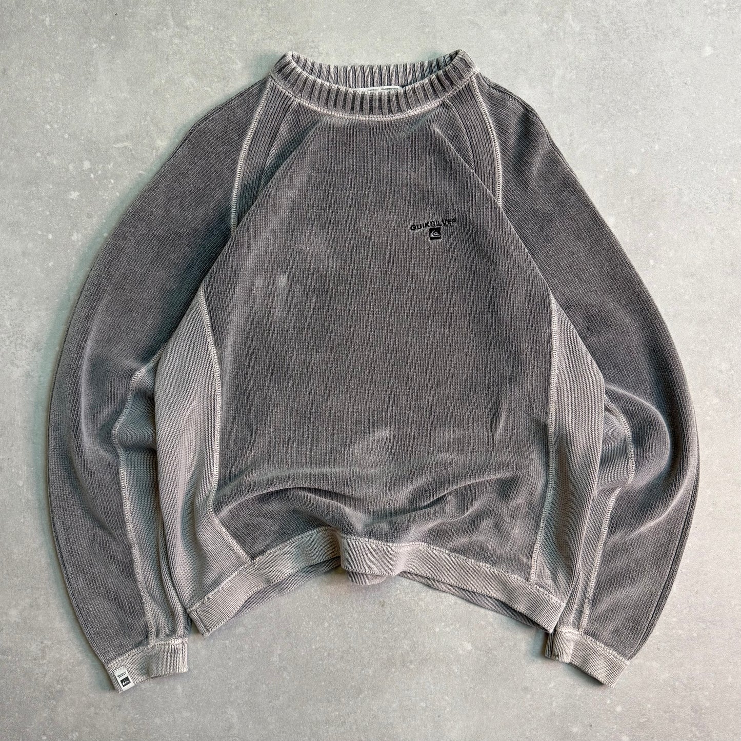 00’s Quiksilver Corduroy Knit Jumper (L)
