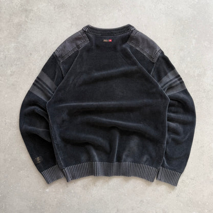 00’s Quiksilver Corduroy Knit Jumper (M)