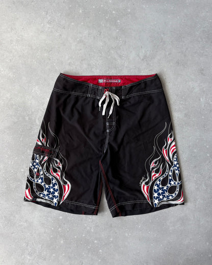 Vintage Billabong Flame Boardshorts (36)