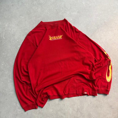 00’s Quiksilver Long Sleeve Flame Tee (M)