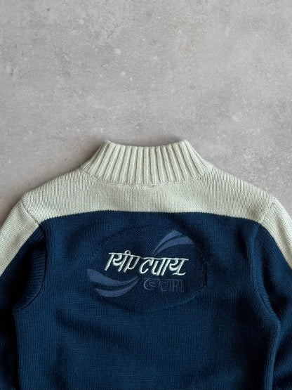 Vintage Rip Curl 1/4 Length Zip Jumper (XS)