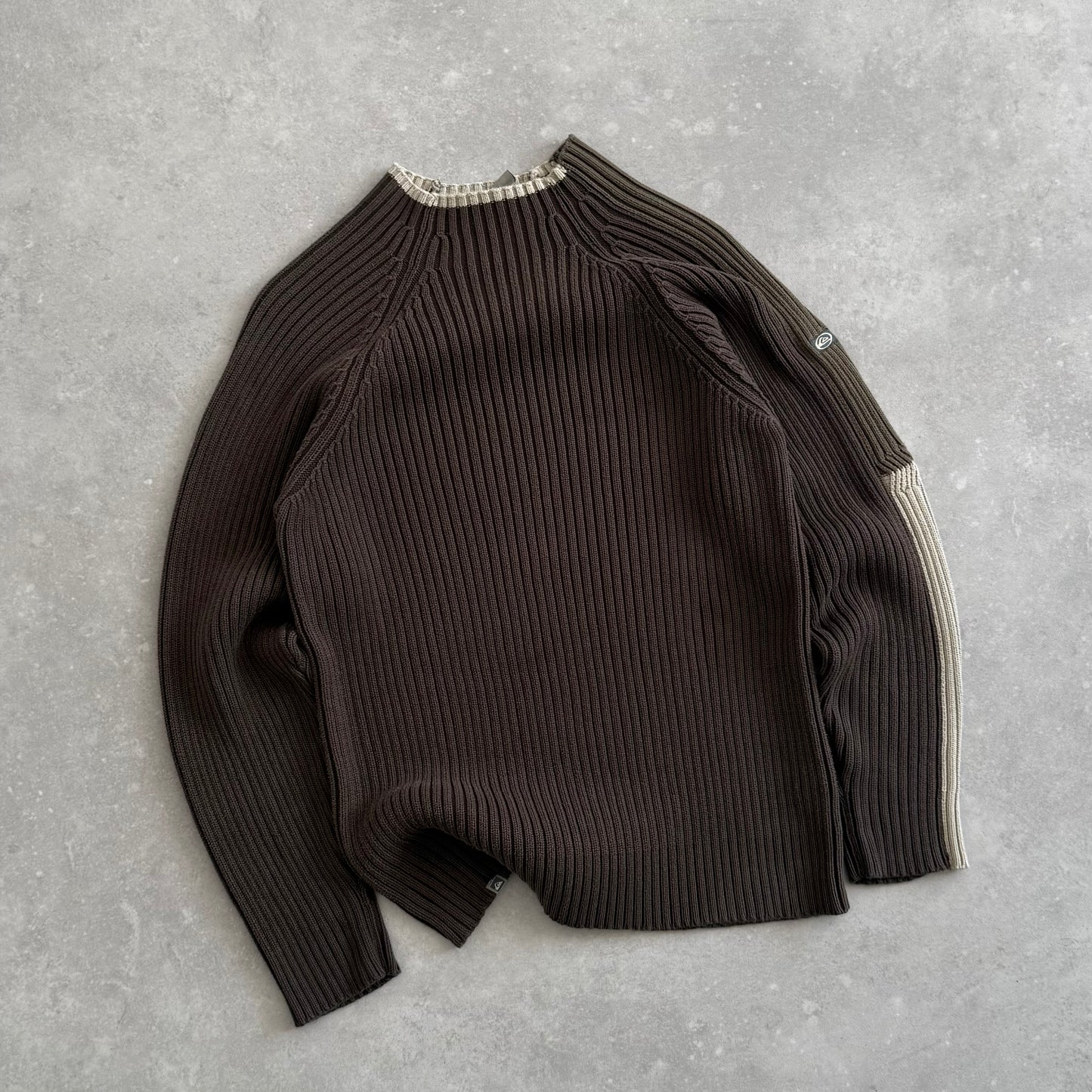 00’s Quiksilver Cable Knit Jumper (L)