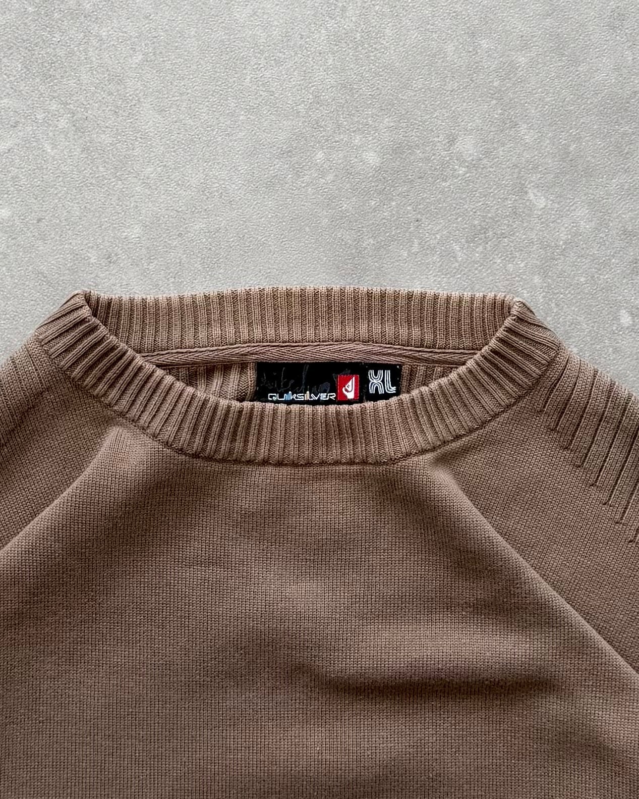 Vintage Quiksilver Cable Knit Jumper (M)