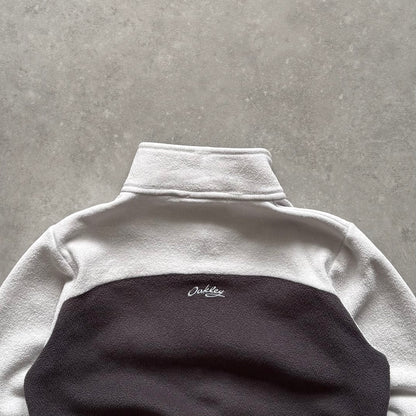 Vintage Oakley Fleece Zip-up Jumper (wmns S)
