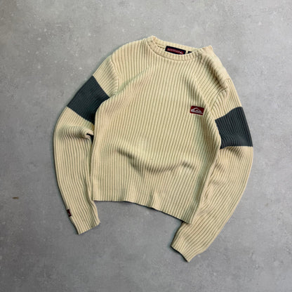 00’s Quiksilver Cable Knit Jumper (M)
