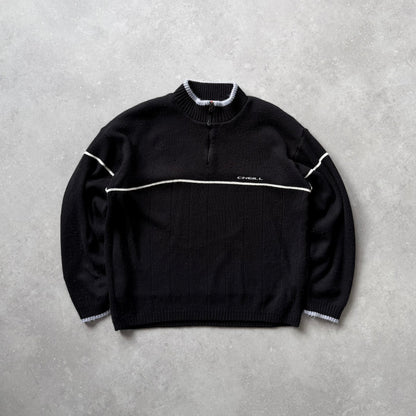Vintage O'Neill 1/4 Zip Knit Jumper (L)