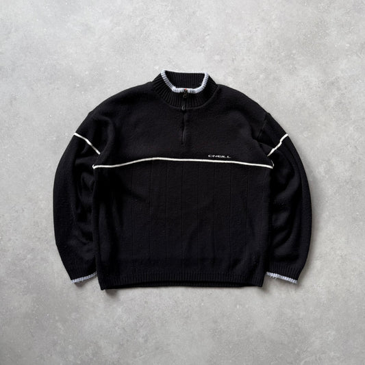 00’s O’Neill 1/4 Zip Knit Jumper (L)