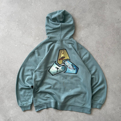00's Quiksilver Zip-up Hoodie (L)