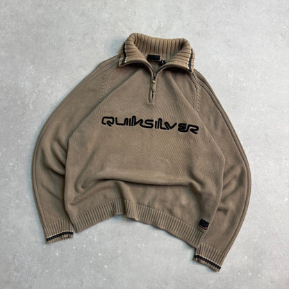 00’s Quiksilver 1/4 Zip Knit