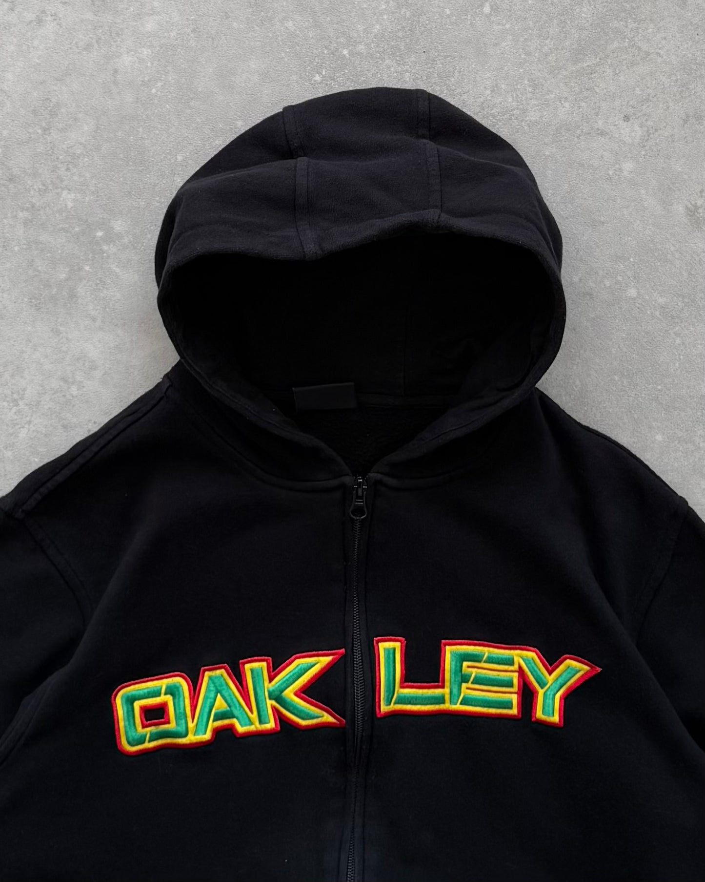 Vintage Oakley Zip Up Hoodie (XS)