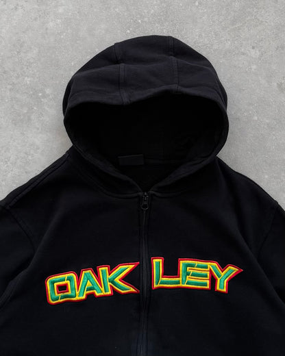 Vintage Oakley Zip Up Hoodie (XS)