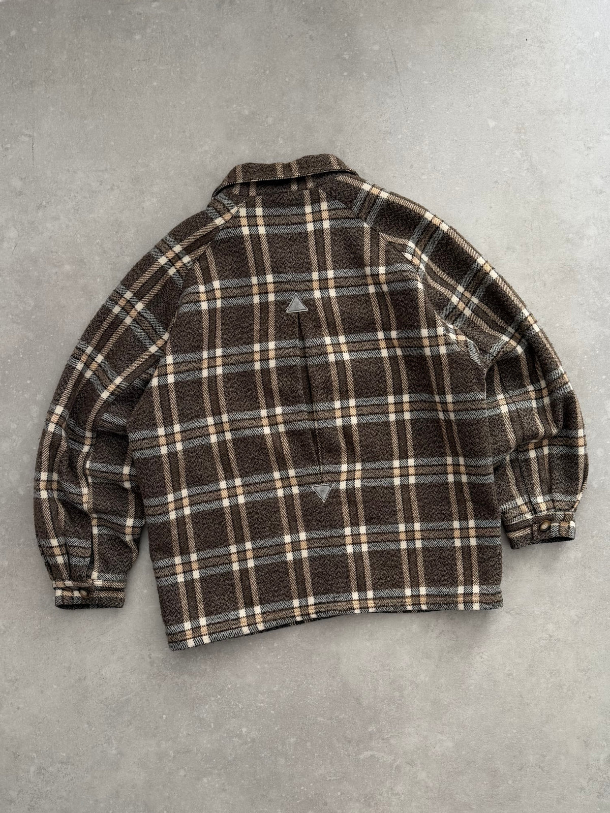 Vintage Quiksilver Plaid Fleece Jacket (L)