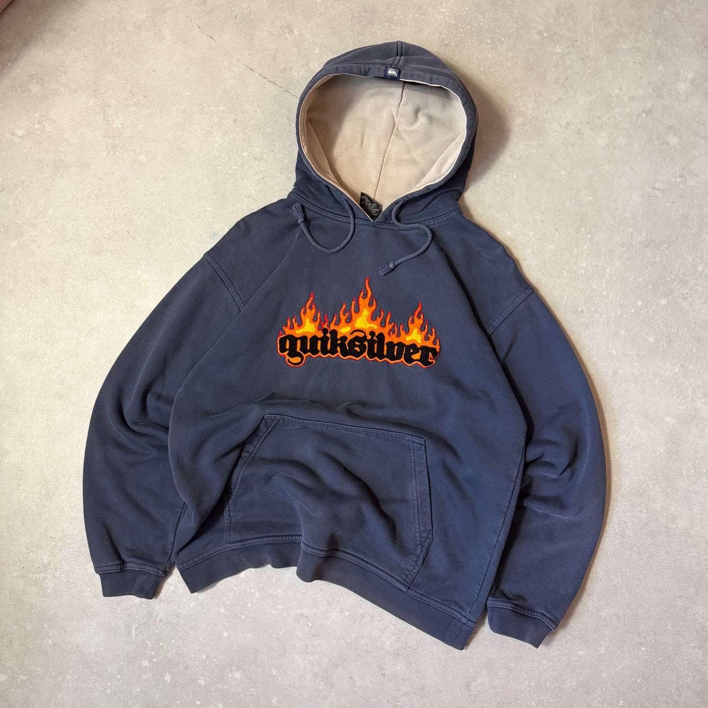 00’s Quiksilver Flame Hoodie (M)