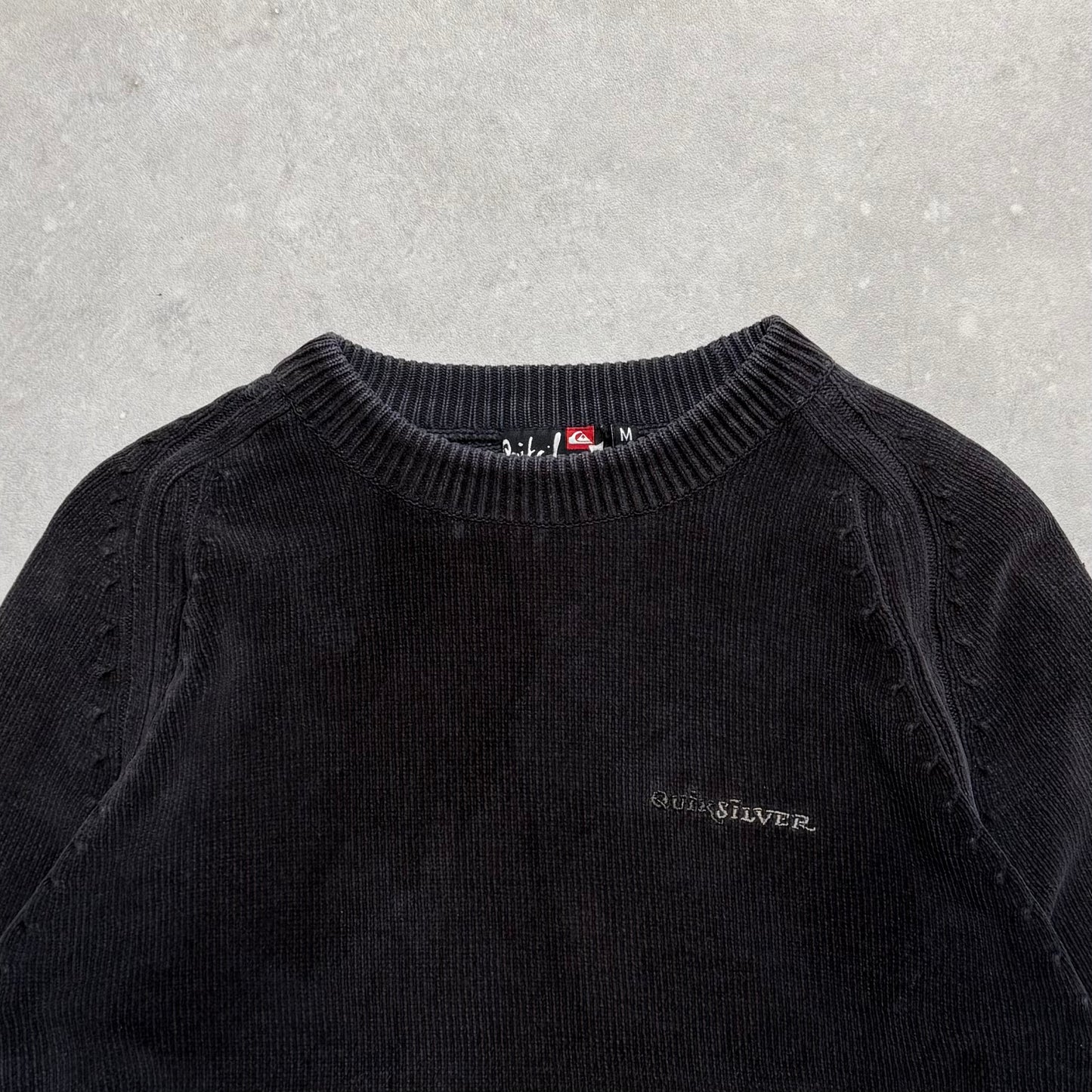 00’s Quiksilver Corduroy Knit Jumper (M)