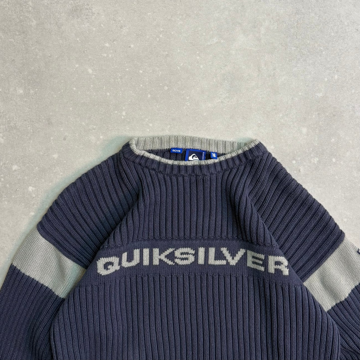 00’s Quiksilver Cable Knit Jumper (S)