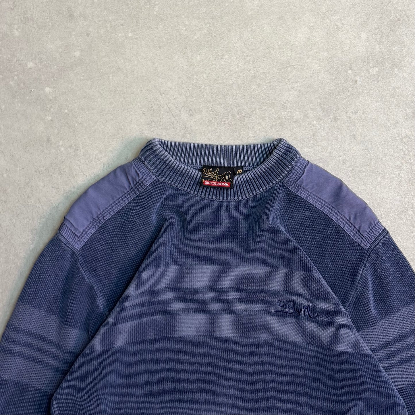 00’s Quiksilver Corduroy Knit Jumper (M)