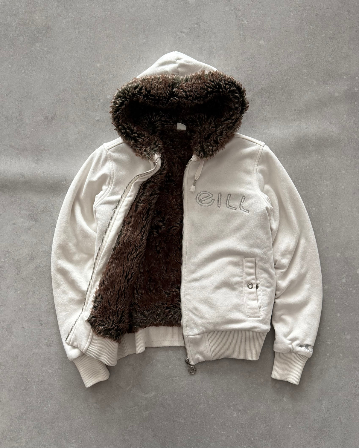 Vintage O’Neill Fur Lined Hoodie (S)