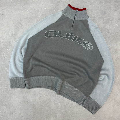 00’s Quiksilver 1/4 Zip Knit Jumper