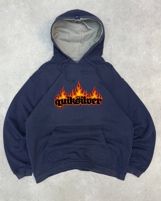 00’s Quiksilver Flame Hoodie