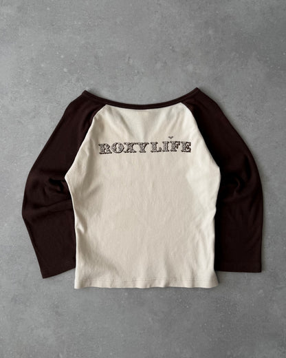 Vintage Roxy Women's Long Sleeve Top (L)