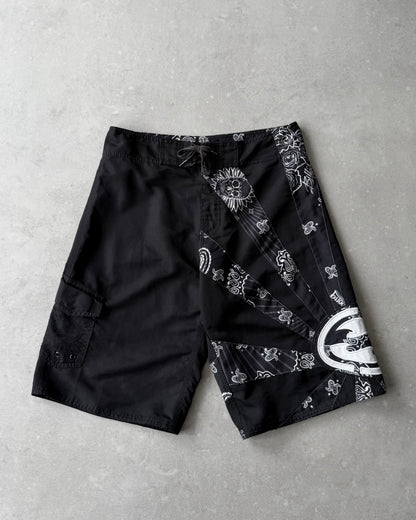 Vintage Billabong Rising Sun Paisley Boardshorts (31)