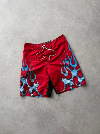 Vintage Billabong Flame Boardshorts (32)