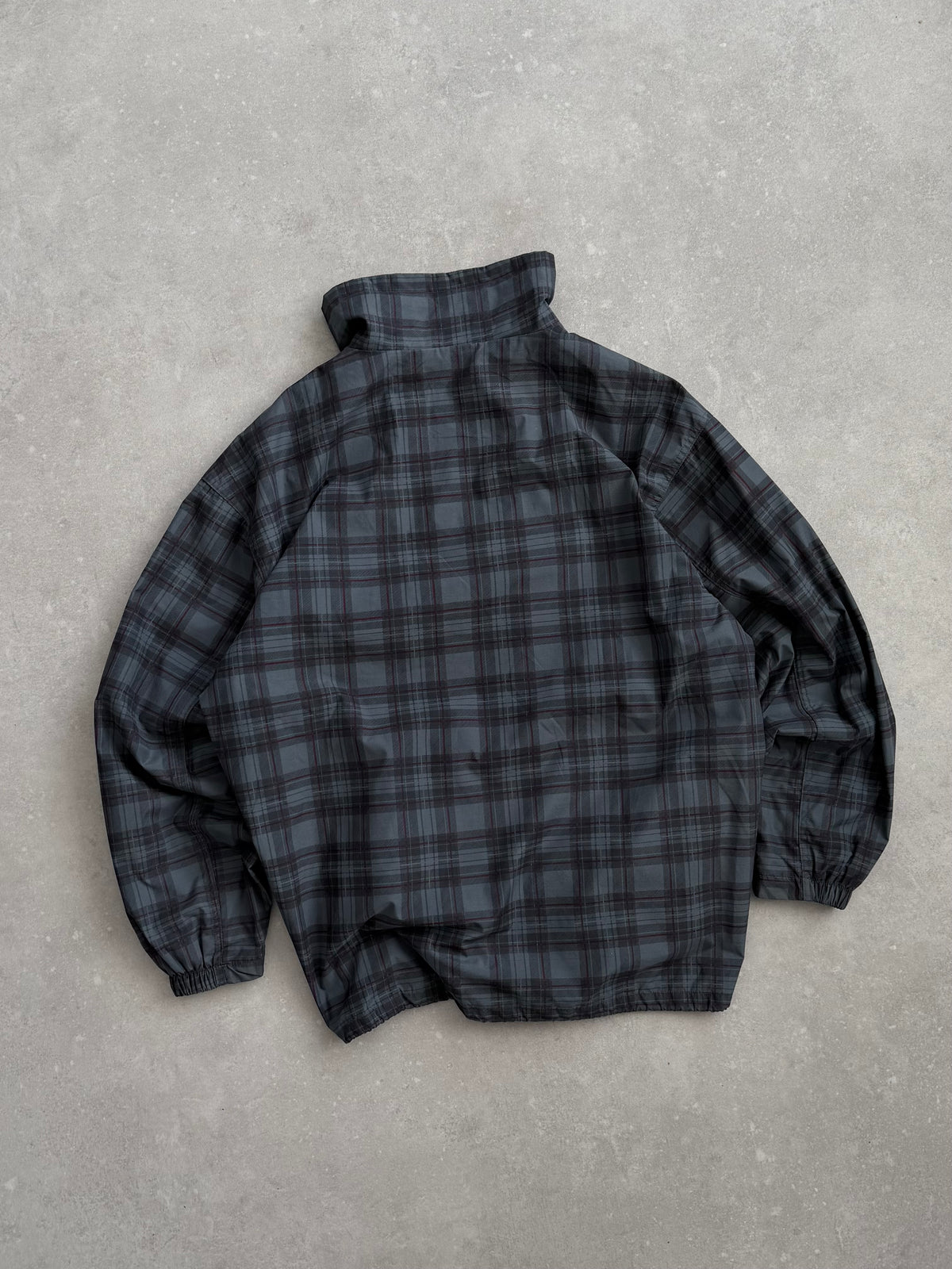 Vintage Quiksilver Plaid Windbreaker (L)