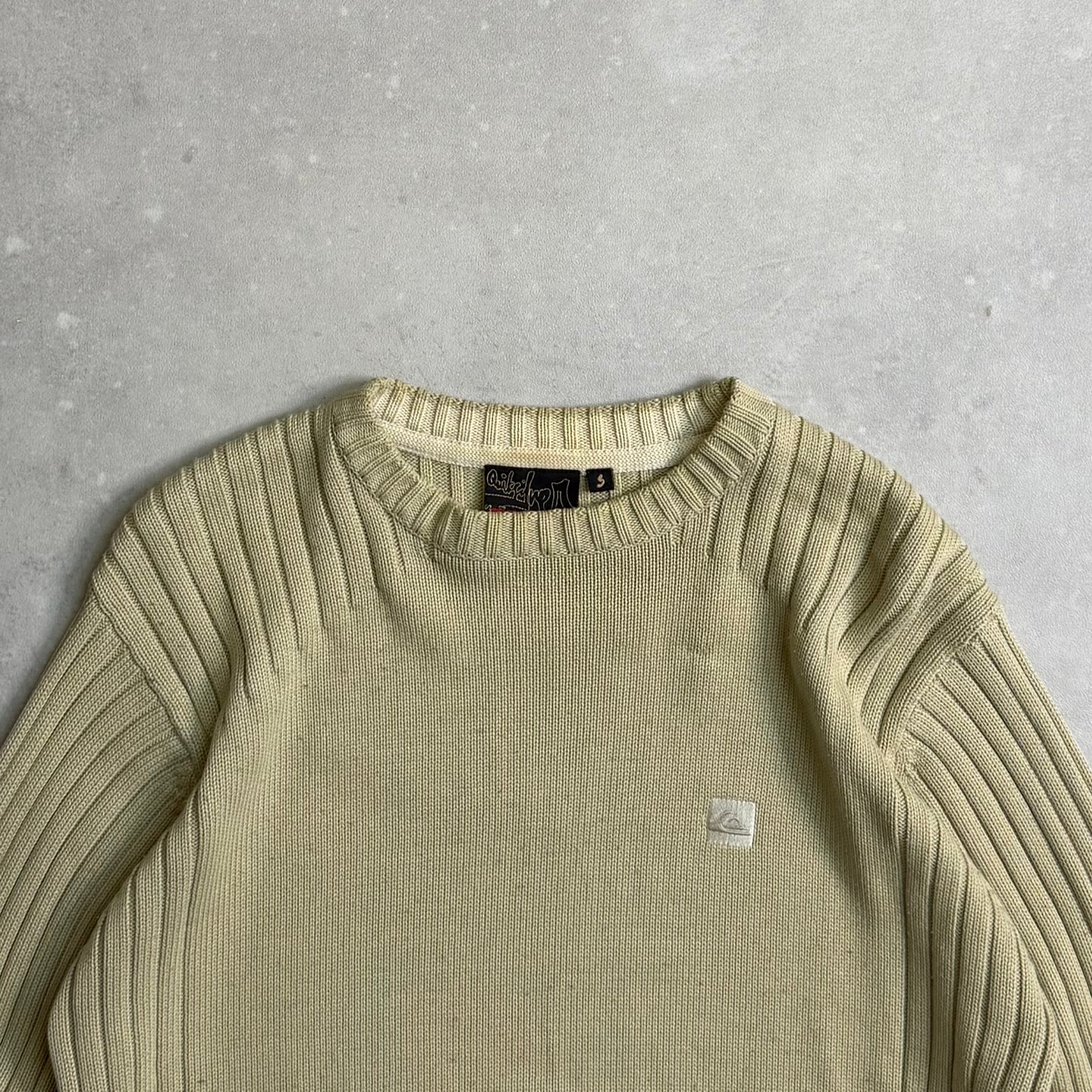 00's Quiksilver Cable Knit Jumper (S)