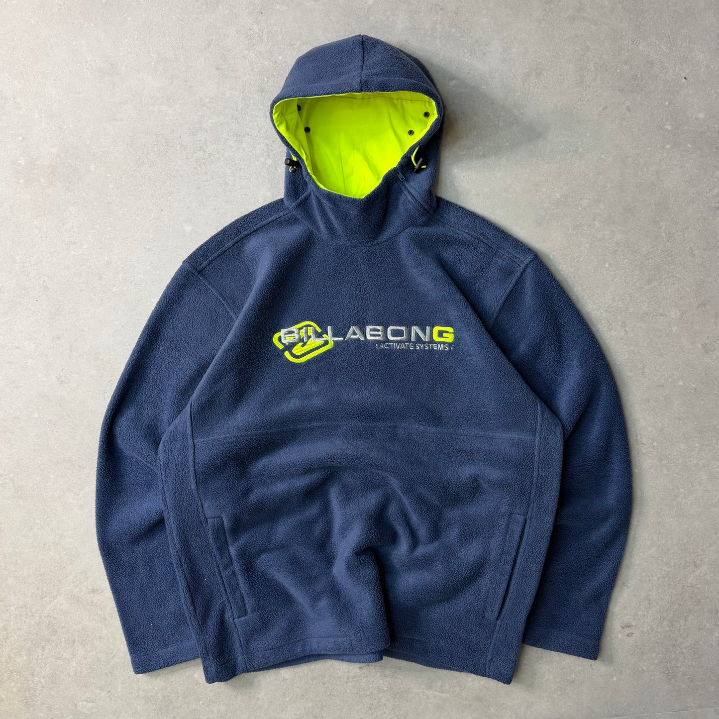 00's Billabong Scuba Fleece Hoodie (L)