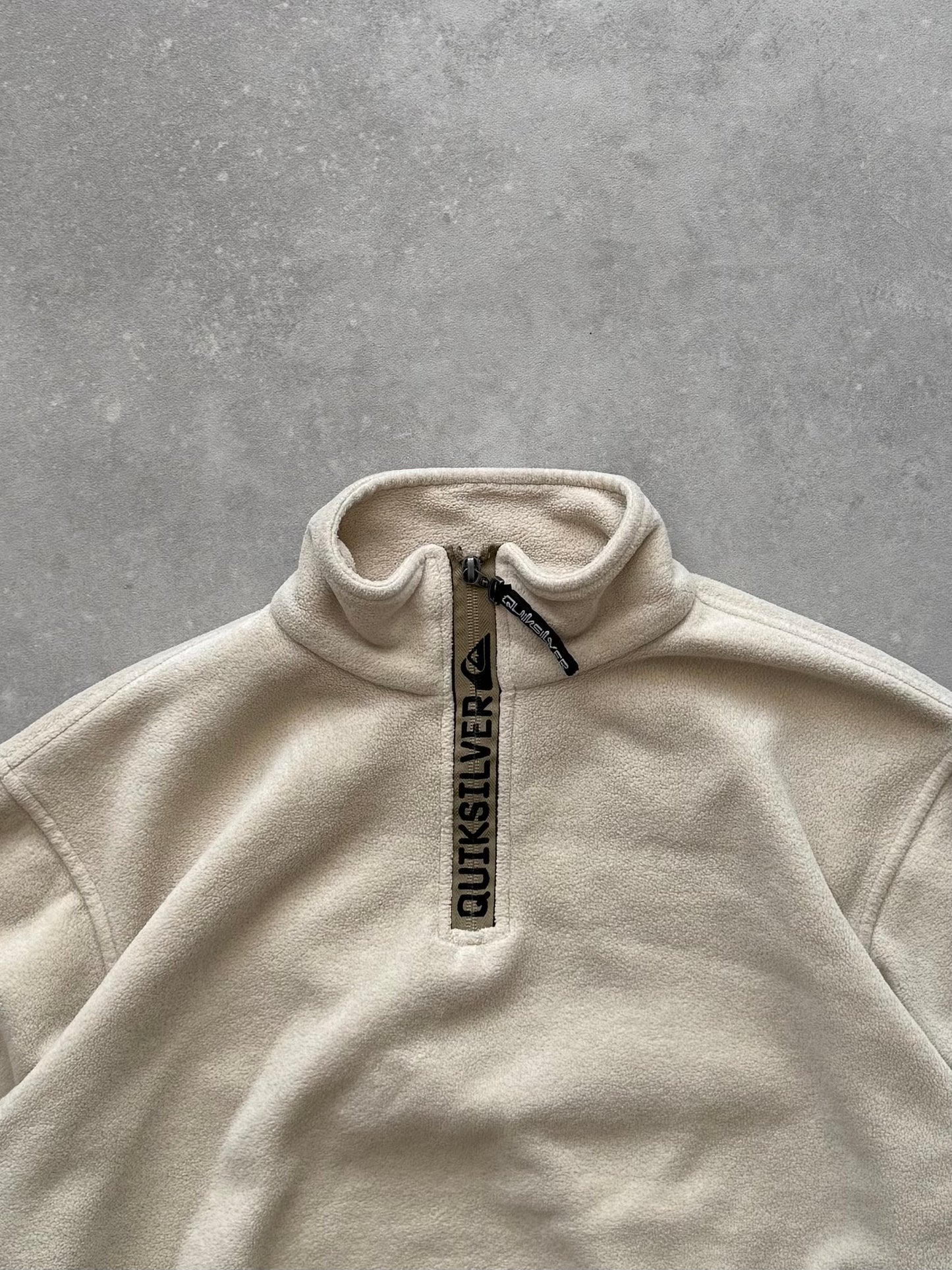 Vintage Quiksilver 1/4 Zip Fleece Jumper (M)