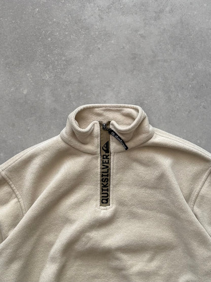 Vintage Quiksilver 1/4 Zip Fleece Jumper (M)