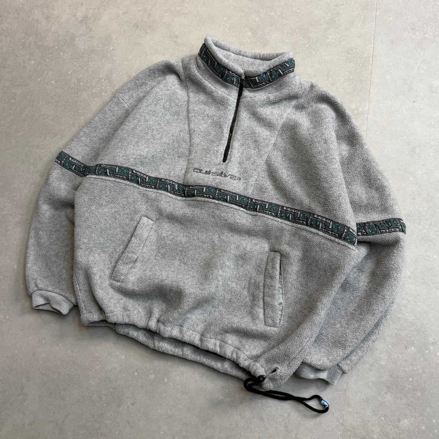 90's Quiksilver 1/4 Zip Fleece (XL)