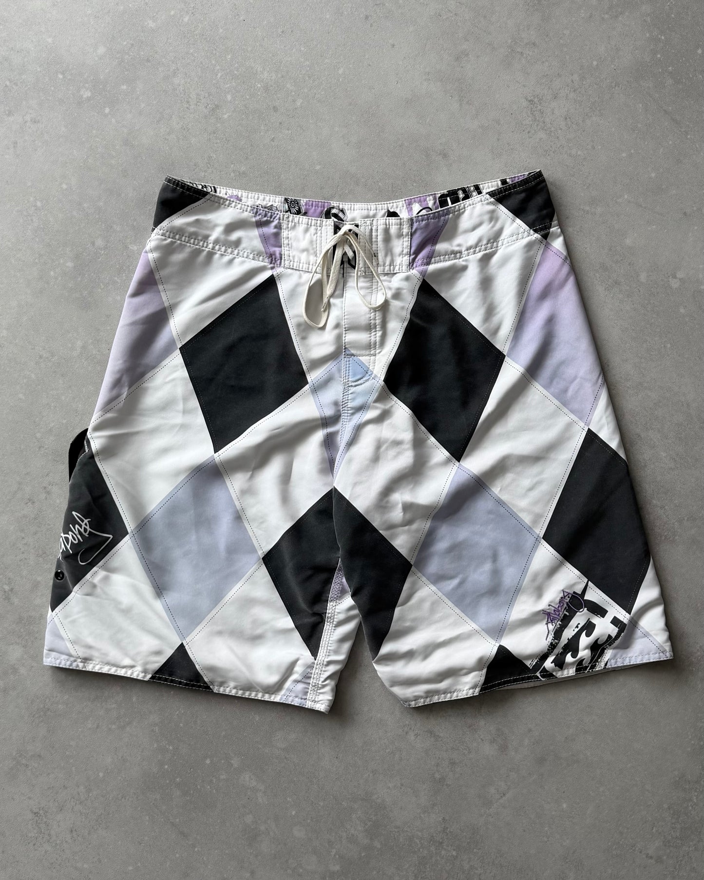 Vintage Andy Irons Billabong boardshorts front